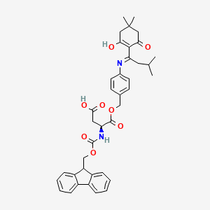molecular formula C39H42N2O8 B598314 Fmoc-asp-odmab CAS No. 172611-77-7
