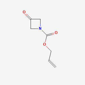 molecular formula C7H9NO3 B598317 Allyl 3-oxoazetidine-1-carboxylate CAS No. 1198283-54-3