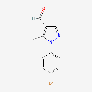 1-(4-Bromophenyl)-5-methyl-1H-pyrazole-4-carboxaldehyde