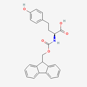 molecular formula C25H23NO5 B598329 Fmoc-homo-L-tyrosine CAS No. 198560-10-0