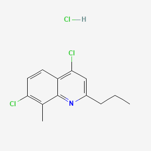 4,7-Dichloro-8-methyl-2-propylquinoline hydrochloride