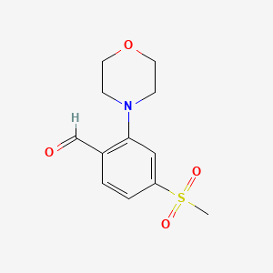 4-(Methylsulfonyl)-2-morpholinobenzaldehyde