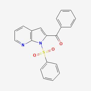 Phenyl(1-(phenylsulfonyl)-1H-pyrrolo[2,3-b]pyridin-2-yl)methanone