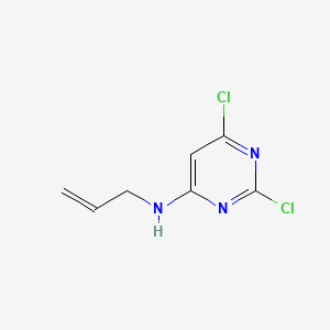 molecular formula C7H7Cl2N3 B598345 N-allyl-2,6-dichloropyrimidin-4-amine CAS No. 142729-03-1