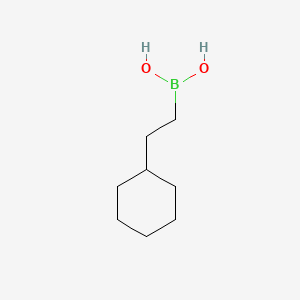 molecular formula C8H17BO2 B598350 2-环己基硼酸 CAS No. 105869-43-0
