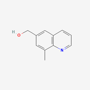 molecular formula C11H11NO B598360 (8-Methylquinolin-6-yl)methanol CAS No. 122149-28-4