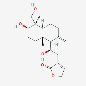 molecular formula C20H30O5 B598362 14-Deoxy-11-hydroxyandrographolide CAS No. 160242-09-1