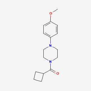 molecular formula C16H22N2O2 B5983759 CYCLOBUTYL[4-(4-METHOXYPHENYL)PIPERAZINO]METHANONE 