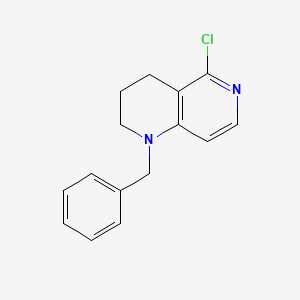 1-Benzyl-5-chloro-1,2,3,4-tetrahydro-1,6-naphthyridine