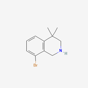 8-Bromo-4,4-dimethyl-1,2,3,4-tetrahydroisoquinoline