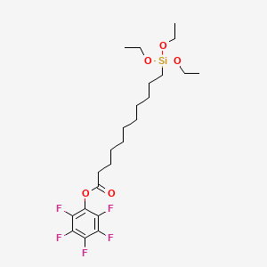 10-(Pentafluorophenoxycarbonyl)decyltriethoxysilane
