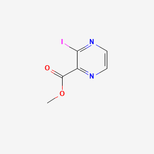 molecular formula C6H5IN2O2 B598409 Methyl 3-iodopyrazine-2-carboxylate CAS No. 173290-17-0