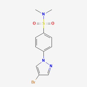 4-(4-Bromo-1H-pyrazol-1-yl)-N,N-dimethylbenzenesulfonamide