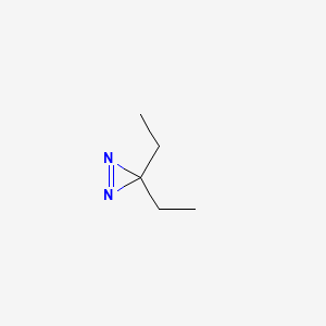 molecular formula C5H10N2 B598450 3,3-diethyl-3H-diazirine CAS No. 13036-61-8