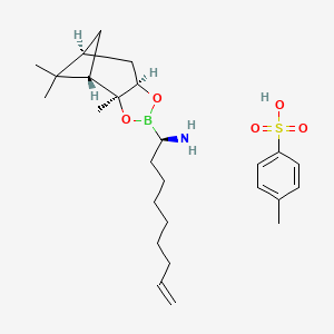 (R)-1-Aminonon-8-enylboronic acid, pinanediol ester tosylate