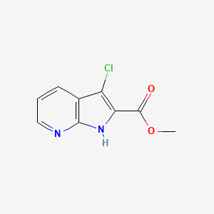 methyl 3-chloro-1H-pyrrolo[2,3-b]pyridine-2-carboxylate