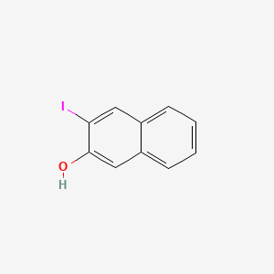 molecular formula C10H7IO B598453 3-Iodonaphthalen-2-ol CAS No. 103027-41-4
