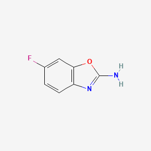 molecular formula C7H5FN2O B598465 6-Fluoro-1,3-benzoxazol-2-amine CAS No. 1199215-73-0