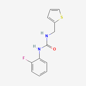 molecular formula C12H11FN2OS B5984707 1-(2-Fluorophenyl)-3-(thiophen-2-ylmethyl)urea 