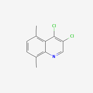 molecular formula C11H9Cl2N B598472 3,4-Dichloro-5,8-dimethylquinoline CAS No. 1204810-94-5