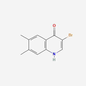 3-Bromo-6,7-dimethyl-4-hydroxyquinoline
