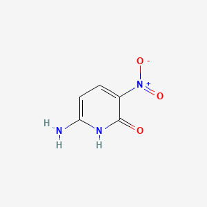 molecular formula C5H5N3O3 B598481 6-Amino-3-nitropyridin-2-ol CAS No. 183008-11-9
