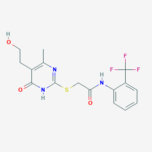 molecular formula C16H16F3N3O3S B5985076 MFCD09057675 