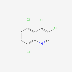 molecular formula C9H3Cl4N B598510 3,4,5,8-Tetrachloroquinoline CAS No. 1204810-56-9
