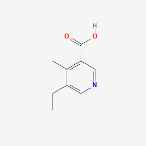 molecular formula C9H11NO2 B598523 5-Ethyl-4-methyl-3-pyridinecarboxylic acid CAS No. 102879-45-8