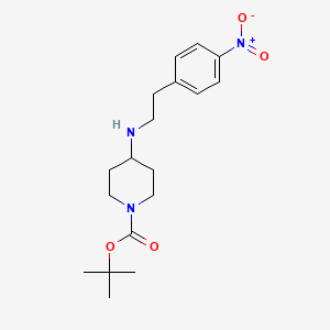 tert-Butyl 4-{[2-(4-nitrophenyl)ethyl]amino}piperidine-1-carboxylate