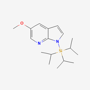 5-Methoxy-1-(triisopropylsilyl)-1H-pyrrolo[2,3-b]pyridine