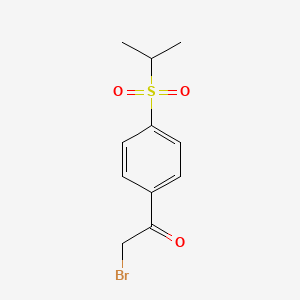 2-Bromo-1-(4-(isopropylsulfonyl)phenyl)ethanone