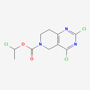 1-Chloroethyl 2,4-dichloro-7,8-dihydropyrido[4,3-d]pyrimidine-6(5H)-carboxylate
