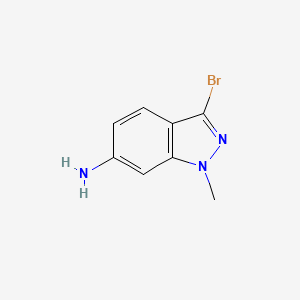 3-Bromo-1-methyl-1H-indazol-6-amine