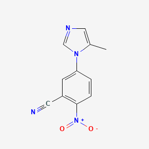 5-(5-methyl-1H-imidazol-1-yl)-2-nitrobenzonitrile