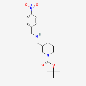 tert-Butyl 3-({[(4-nitrophenyl)methyl]amino}methyl)piperidine-1-carboxylate