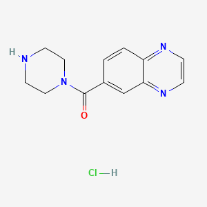 Piperazin-1-yl(quinoxalin-6-yl)methanone hydrochloride