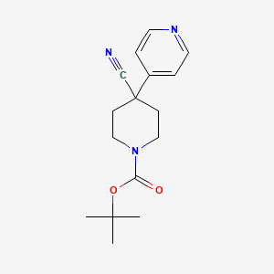 1-Boc-4-cyano-4-(4-pyridinyl)-piperidine