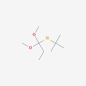 molecular formula C9H22O2Si B598600 CID 78061256 CAS No. 150176-63-9