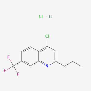 4-Chloro-2-propyl-7-trifluoromethylquinoline hydrochloride