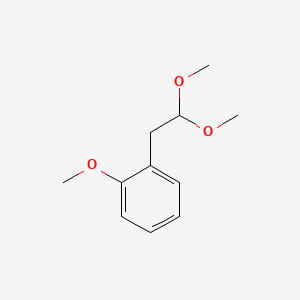 molecular formula C11H16O3 B598606 1-(2,2-Dimethoxyethyl)-2-methoxybenzene CAS No. 1202864-78-5