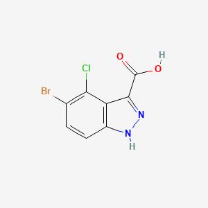 5-bromo-4-chloro-1H-indazole-3-carboxylic acid