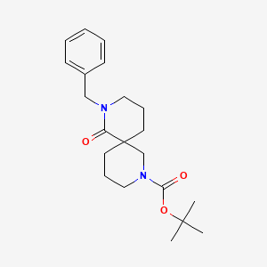 tert-Butyl 10-benzyl-11-oxo-4,10-diazaspiro[5.5]undecane-4-carboxylate