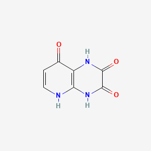 molecular formula C7H5N3O3 B598644 4,5-dihydro-1H-pyrido[2,3-b]pyrazine-2,3,8-trione CAS No. 1201681-60-8