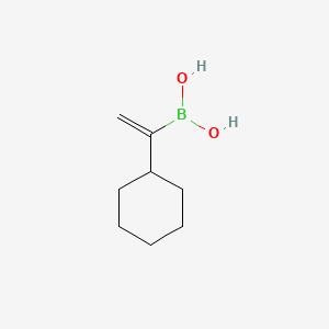 molecular formula C8H15BO2 B598646 (1-Cyclohexylvinyl)boronic acid CAS No. 1202245-69-9