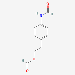 molecular formula C10H11NO3 B598657 4-Formamidophenethyl formate CAS No. 14984-13-5
