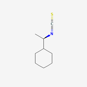 molecular formula C9H15NS B598664 (R)-(-)-1-Cyclohexylethyl isothiocyanate CAS No. 196402-21-8