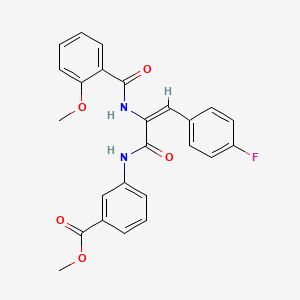 methyl 3-({3-(4-fluorophenyl)-2-[(2-methoxybenzoyl)amino]acryloyl}amino)benzoate