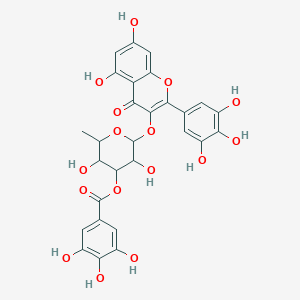 molecular formula C28H24O16 B598720 3-O-Galloylmucic acid CAS No. 143202-36-2