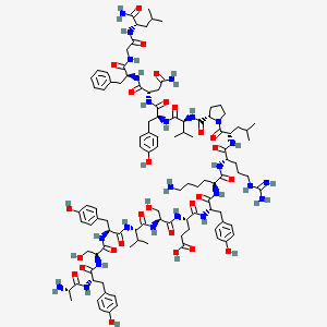 molecular formula C104H150N24O27 B598732 Allatostatin B2 CAS No. 134760-78-4